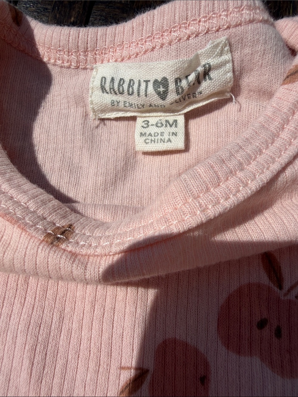 NWOT Rabbit + Bear Pajama Set - Picture 3 of 3